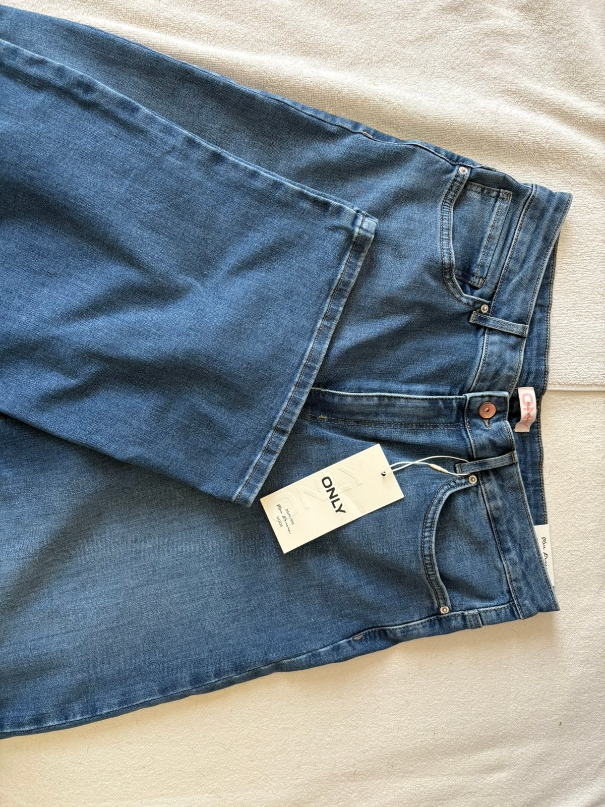 Wide leg jeans XL/32, Ophalen of Verzenden, Nieuw, Blauw, Overige jeansmaten