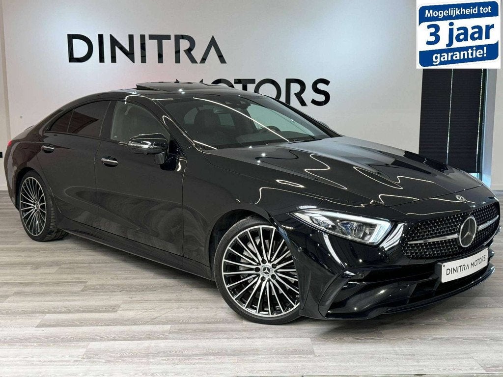 Mercedes-Benz CLS 220 AMG Night Pakket /360°/LED/Burmester/, Auto's, Mercedes-Benz, Bedrijf, Te koop, CLS, 360° camera, ABS, Android Auto