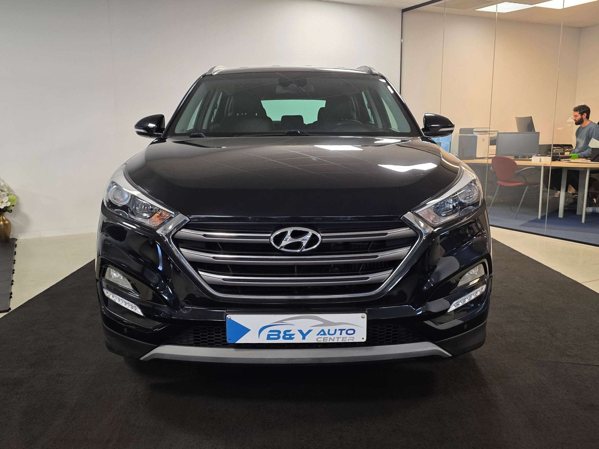 Hyundai Tucson Blue 1.7 CRDi DCT Style Automaat / Leder, Autos, Cuir, Achat, Euro 6, Entreprise