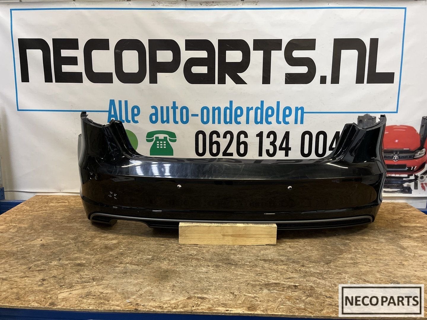 AUDI A3 8V4 S-LINE SPORTBACK ACHTERBUMPER BUMPER ORGINEEL, Gebruikt, -, -, Bumper