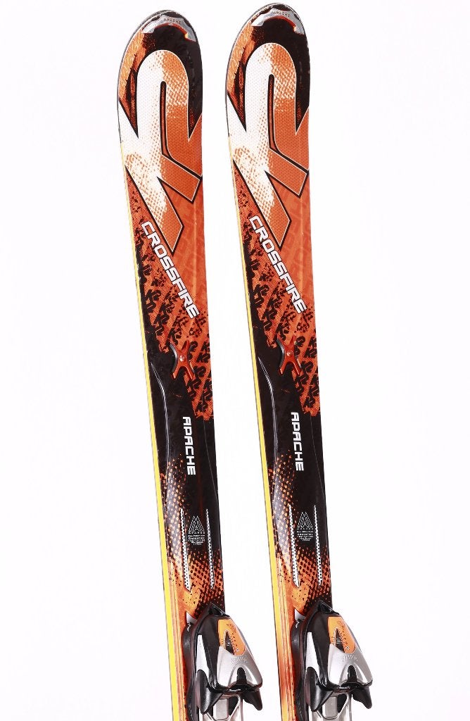 177 cm ski's K2 APACHE CROSSFIRE, black/orange, allmountain, Overige merken, 160 tot 180 cm, Gebruikt, Verzenden