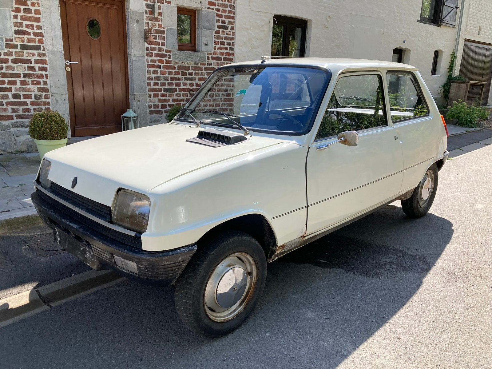 Renault 5 1975 Levier tableau de bord, Skaï noir,ultra saine, Zwart, Zwart, Bedrijf, 3 deurs