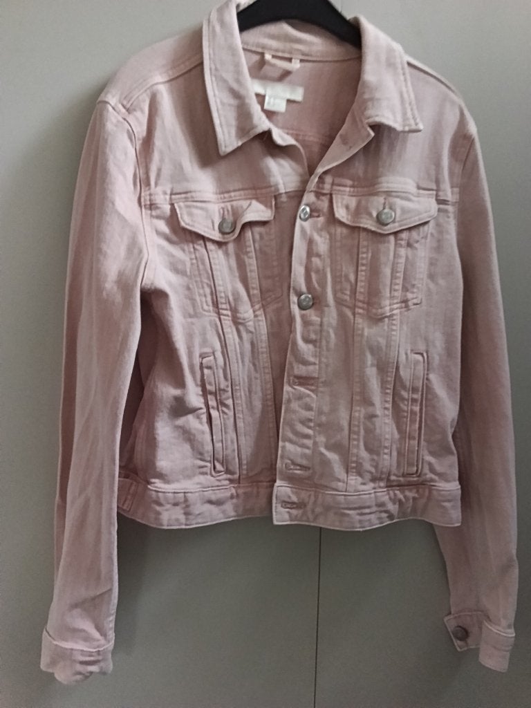 Jeanvest, Kleding | Dames, H&M, Maat 42/44 (L), Ophalen of Verzenden, Roze