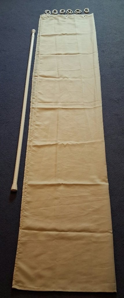 Barre de douche extensible et rideau douche, Enlèvement, Utilisé, Douche