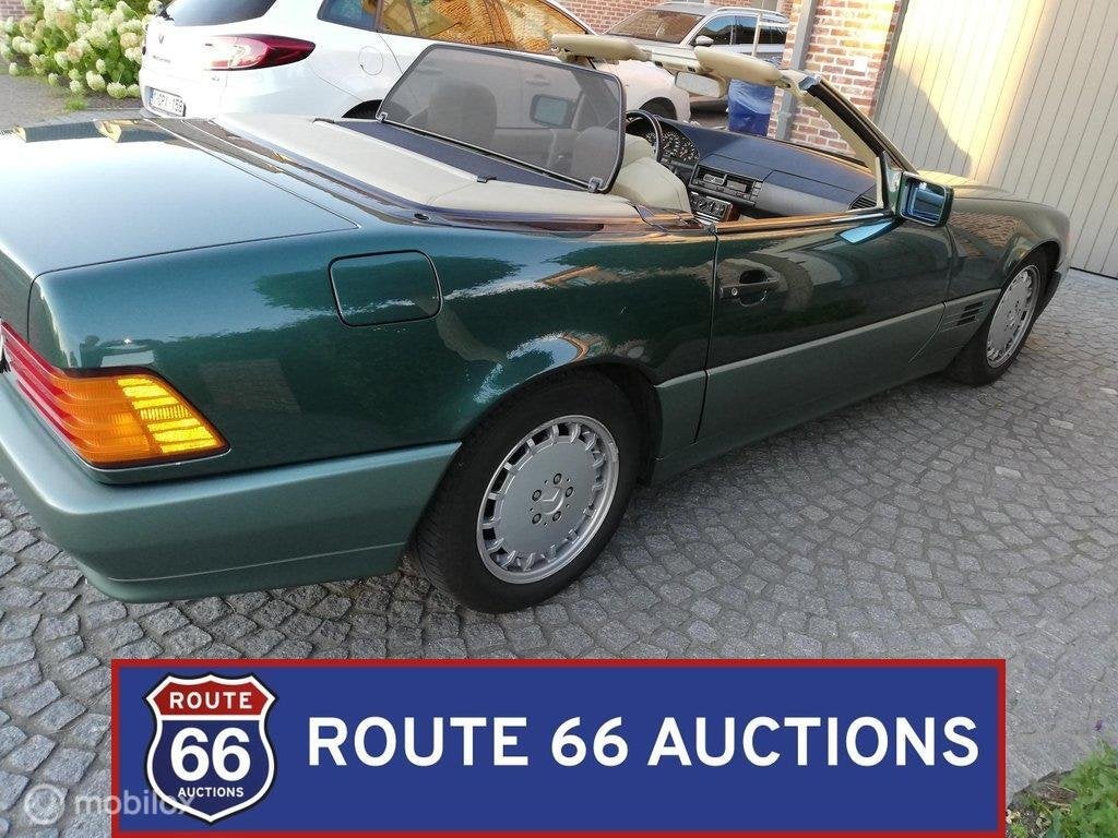 Mercedes-Benz 300 SL | 1990 | Route 66 Auctions, Auto's, Oldtimers, Zwart, Mercedes-Benz, Bedrijf, Handgeschakeld