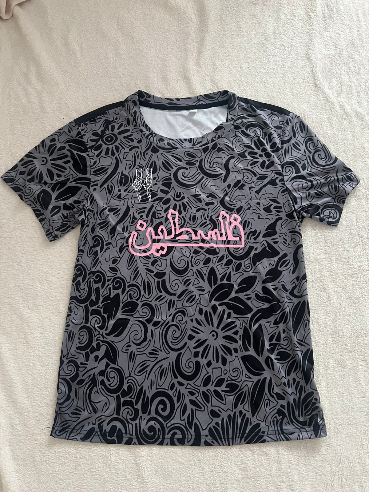 Zwarte Palesttina tshirt, Ophalen, Zo goed als nieuw