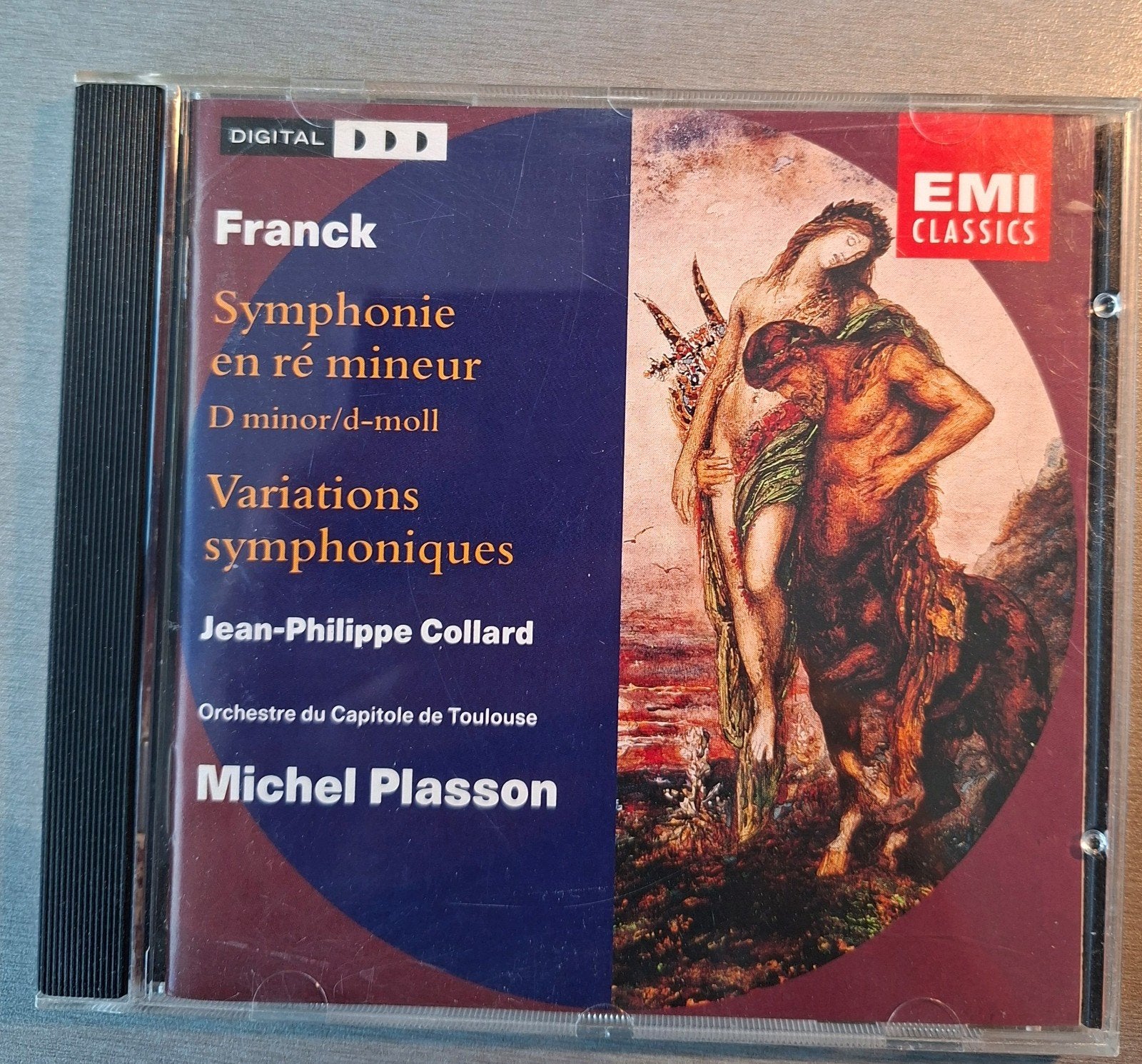 CD. Franck. Symphonie en rouge mineur (EMI, Plasson)., Enlèvement ou Envoi