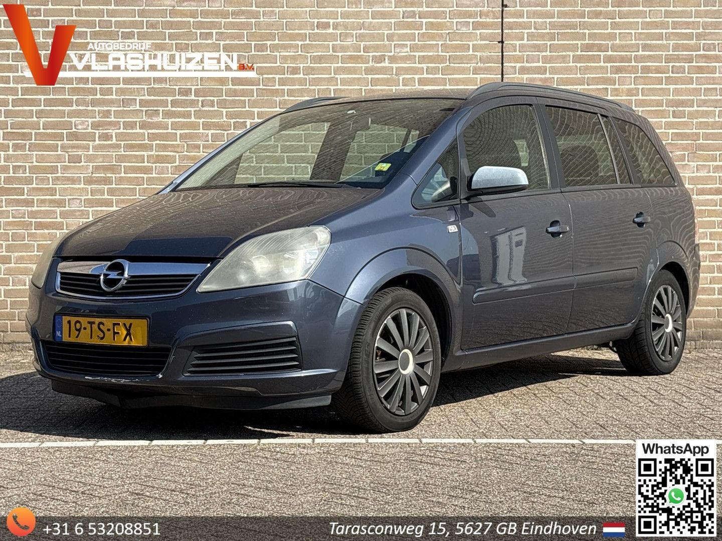 Opel Zafira 1.8 Enjoy | Airco |, Auto's, Opel, Bedrijf, Zafira, ABS, Airbags, Airconditioning, Alarm, Boordcomputer, Centrale vergrendeling