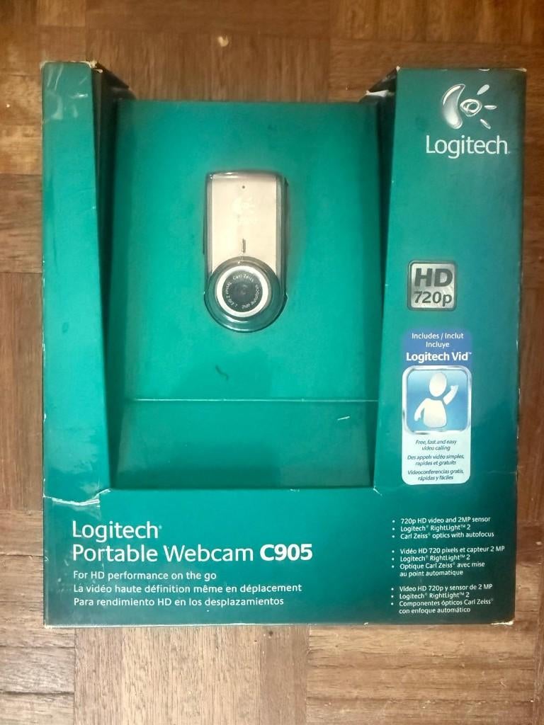 Webcam Logitech C905 HD 720p — NOUVEAUTÉ, Informatique & Logiciels, Webcams, Neuf, Enlèvement ou Envoi, Logitech, Windows