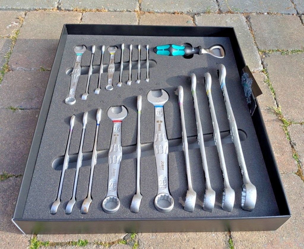 Wera Joker 9731 metrische combinatiesleutelset 6 mm - 24 mm, Auto diversen, Autogereedschap, Zo goed als nieuw, Ophalen of Verzenden