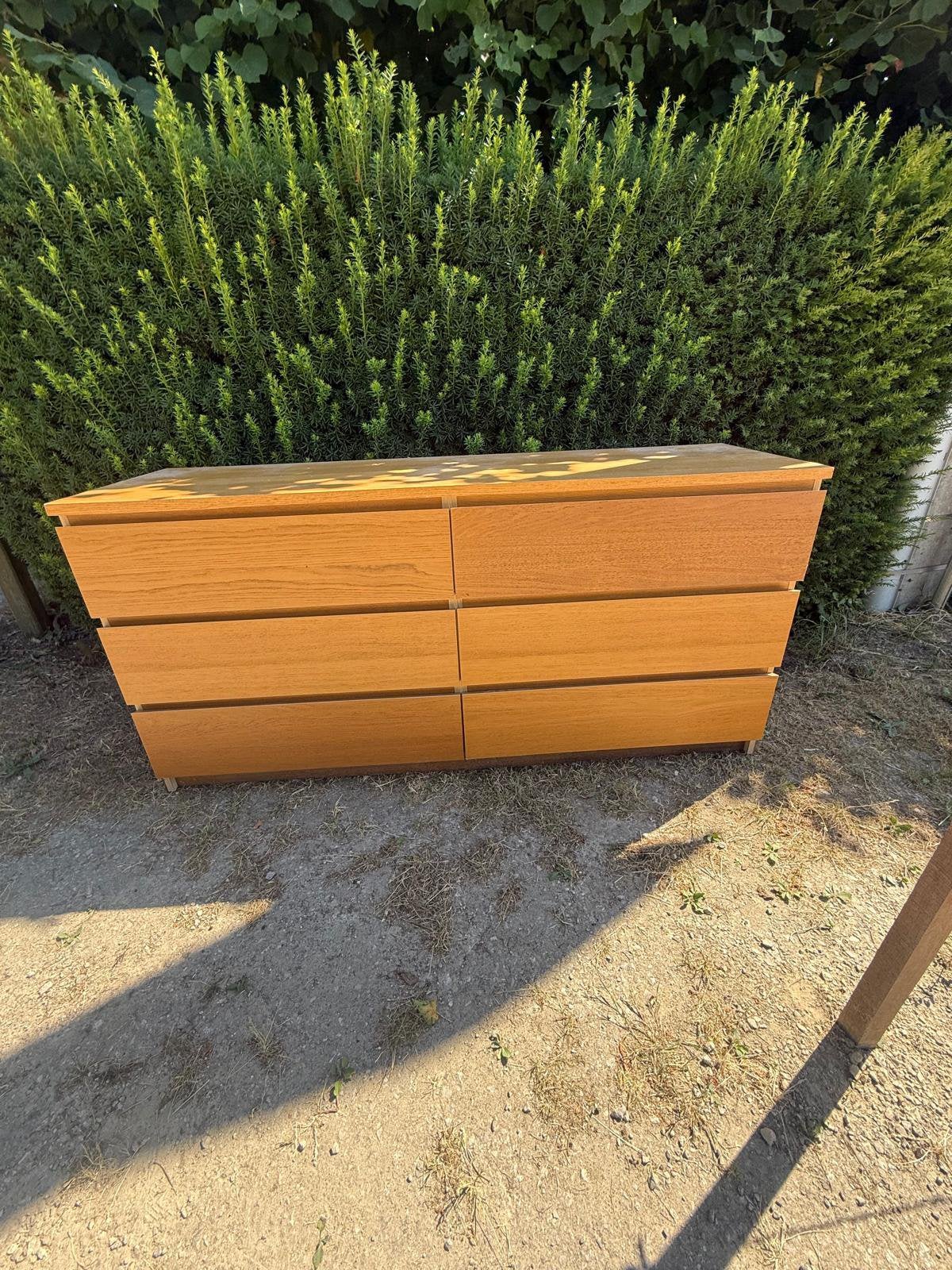 MALM Chest of 6 drawers gratis, Huis en Inrichting, Kasten | Ladekasten, Ophalen, Zo goed als nieuw
