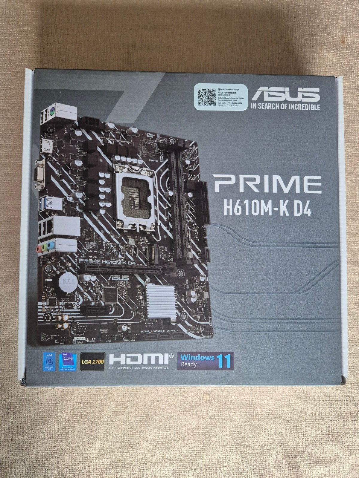Upgrade Kit: RTX 3050 8GB + H610 + 750W PSU, Computers en Software, Ophalen of Verzenden, DDR4