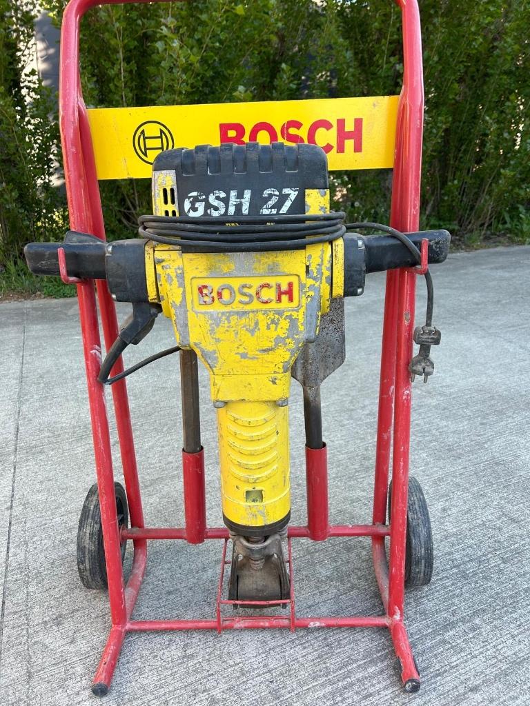 Breekhamer BOSCH GSH 27 met 3 beitels, Doe-het-zelf en Bouw, Ophalen, Gebruikt, Boor- en/of Breekhamer
