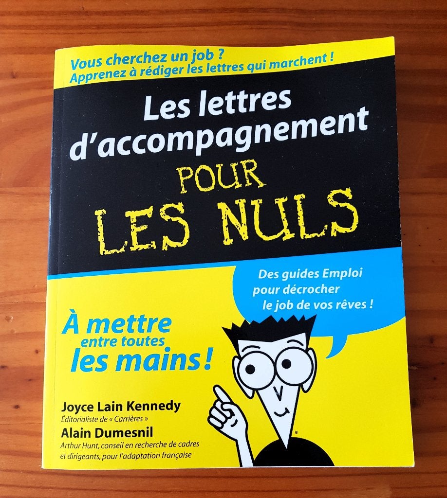 Les Lettres d'accompagnement pour les Nuls, Verzenden, Gelezen