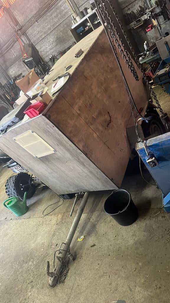 Kleine vee aanhangwagen, Ophalen, Gebruikt