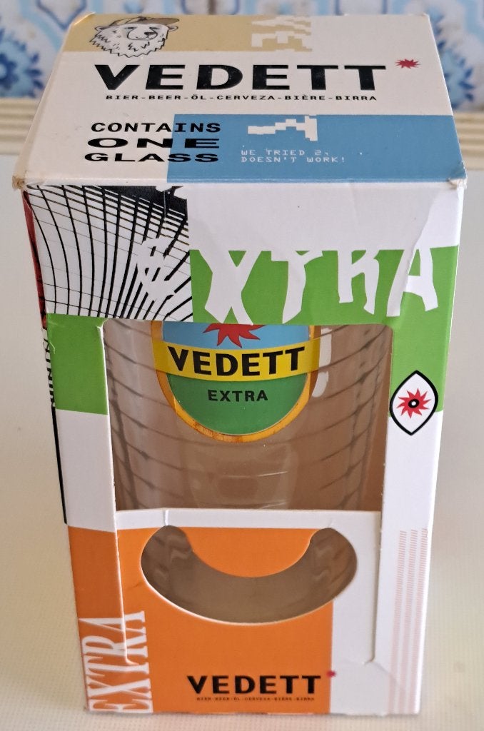 Verre Vedett extra neuf dans son emballage, Collections, Enlèvement, Neuf, Verre à bière