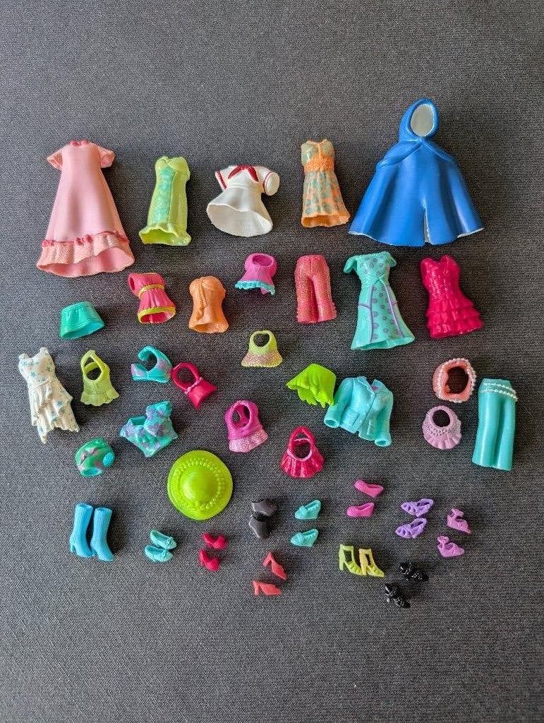Polly Pocket set kleding, Kinderen en Baby's, Speelgoed | Poppen, Ophalen, Zo goed als nieuw, Overige typen