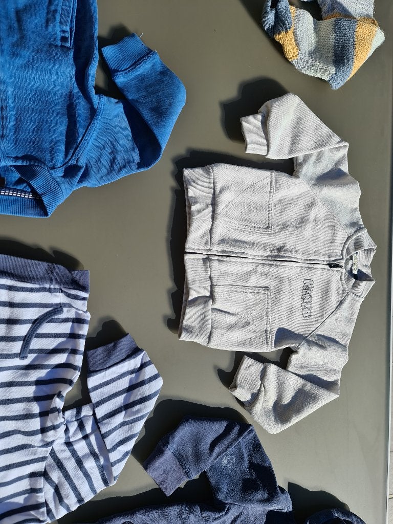 witte pull, trui met rits, Kenzo, 98, Ophalen, Zo goed als nieuw