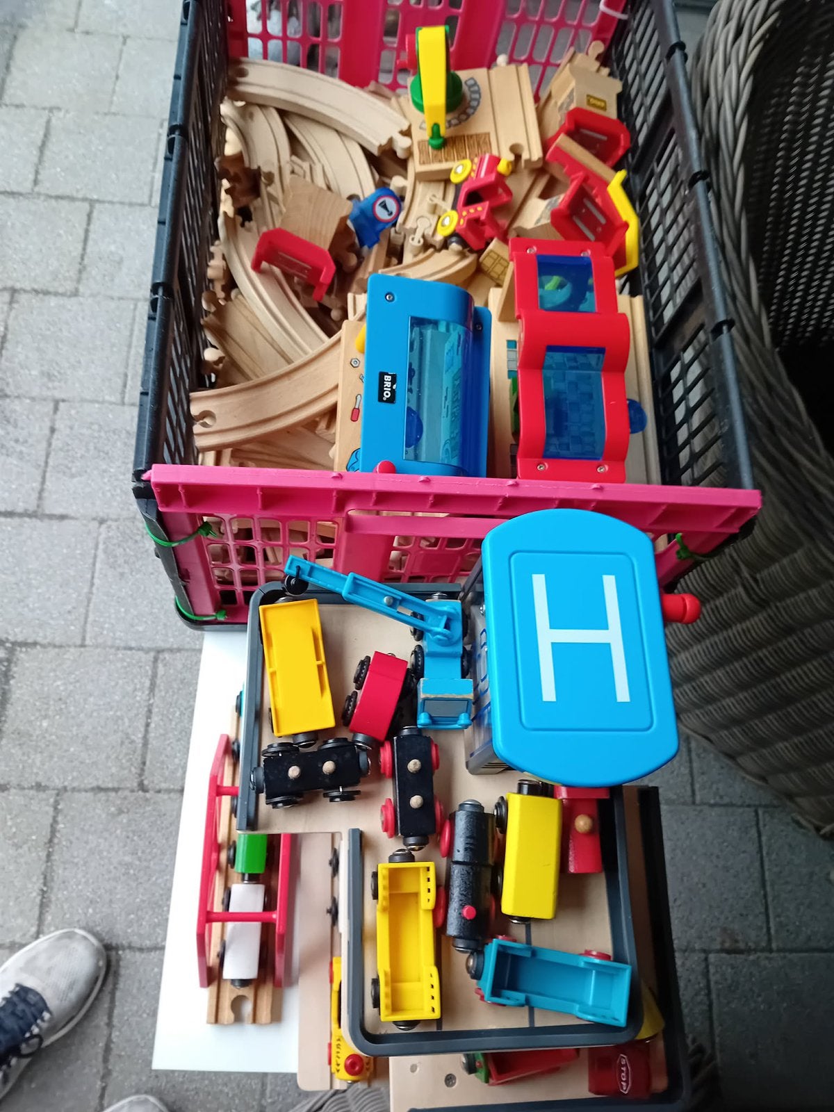 Houten spoorbaan, Ophalen, Zo goed als nieuw