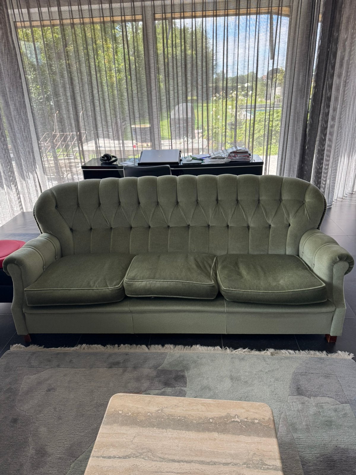 Vintage 3-zit, Ophalen, Gebruikt, Antiek sixties, 150 tot 200 cm