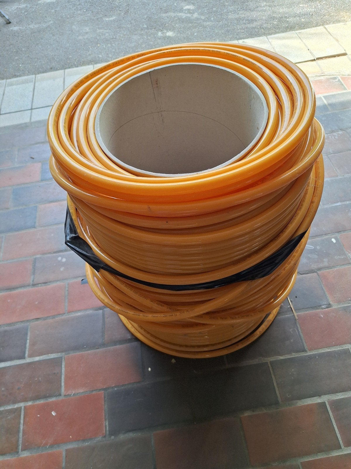 schlüter vloerverwarming buis, Ophalen