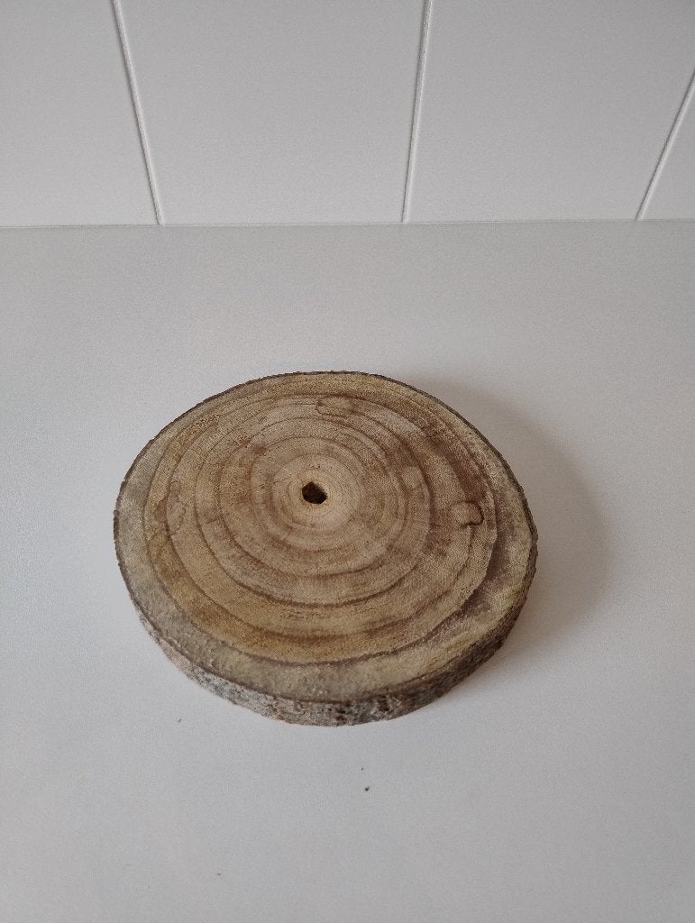 Houten onderzetter, Ophalen, Zo goed als nieuw, Hout