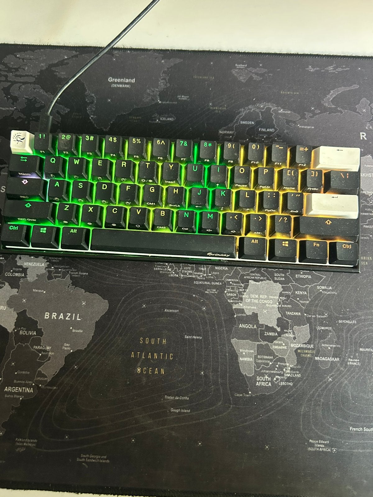 Ducky One 2 Mini Mecha RGB, Mechanisch gaming toetsenbord, Computers en Software, Toetsenborden, Ophalen, Gebruikt, Gaming toetsenbord