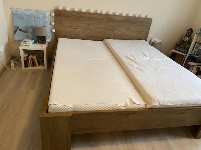 Double bed from JYSK, Autres dimensions, Autres couleurs, 210 cm, Enlèvement