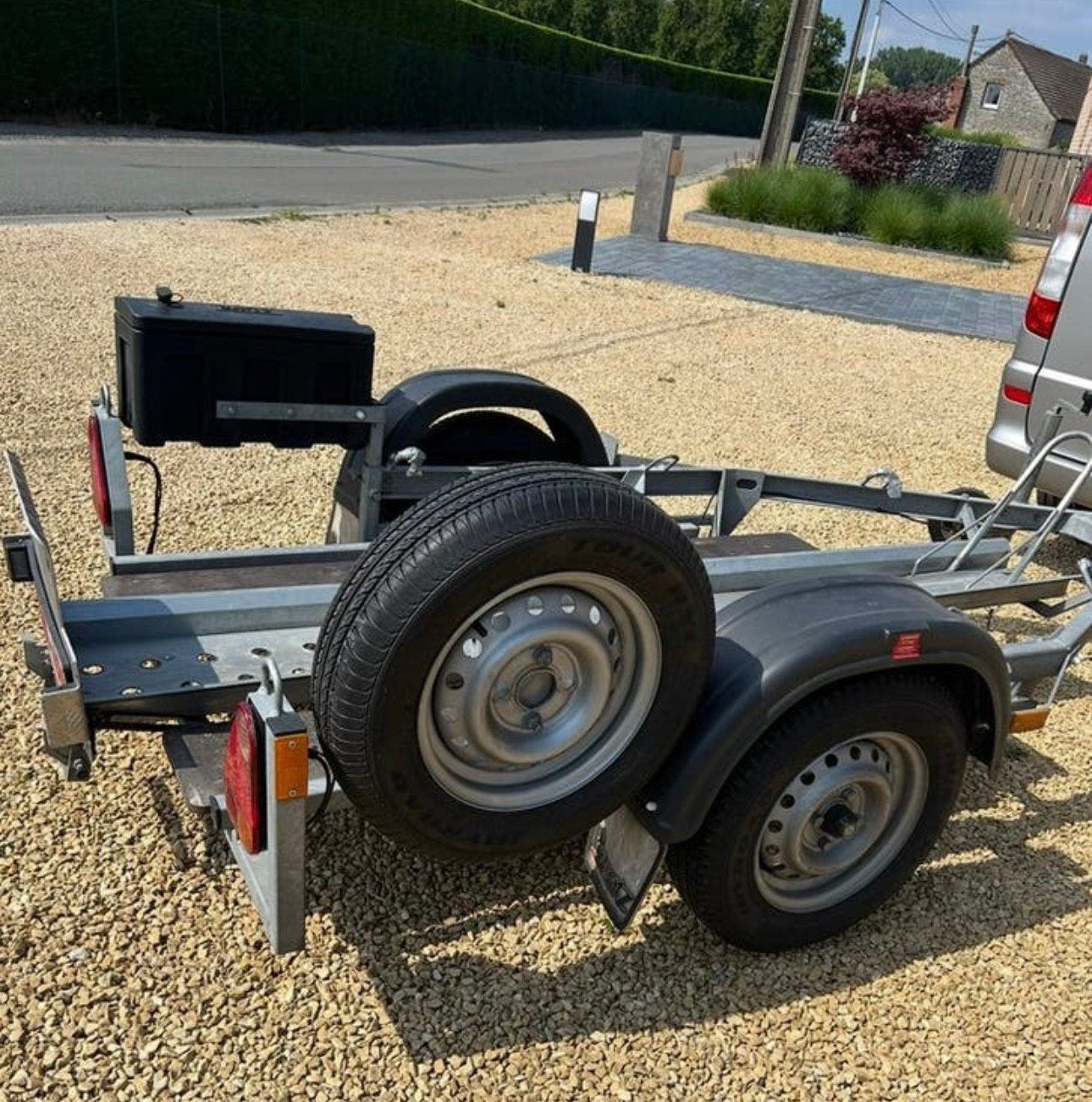 A louer remorque moto auto basculante, Autos : Divers, Remorques, Comme neuf, Enlèvement