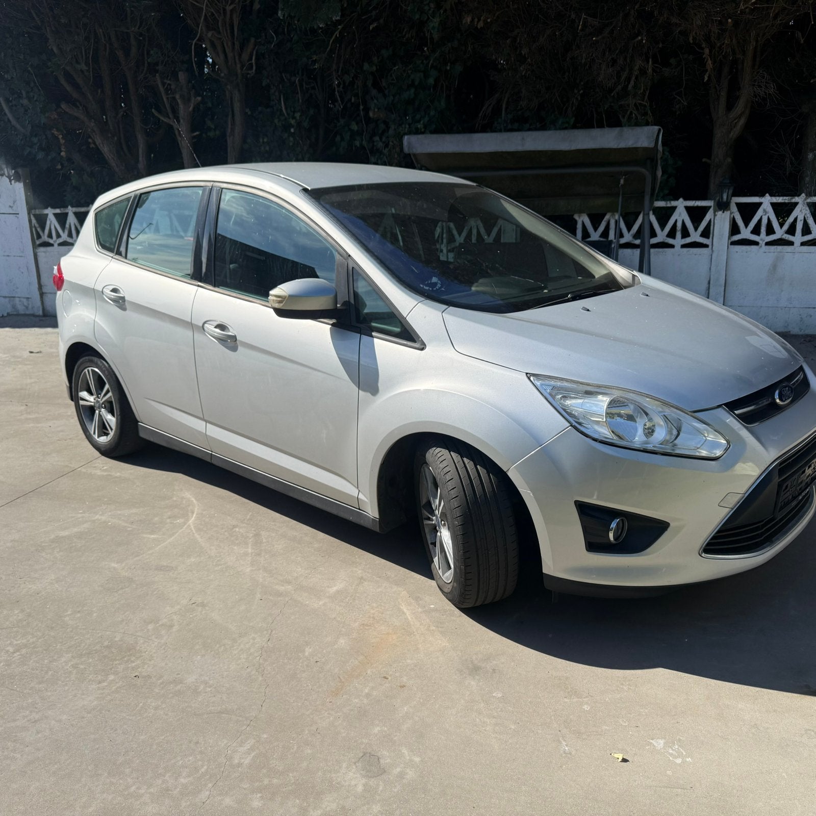 Ford C-Max  1.0 EcoBoost KVV en Garantie, Auto's, Voorwielaandrijving, Euro 5, Stof, Zwart