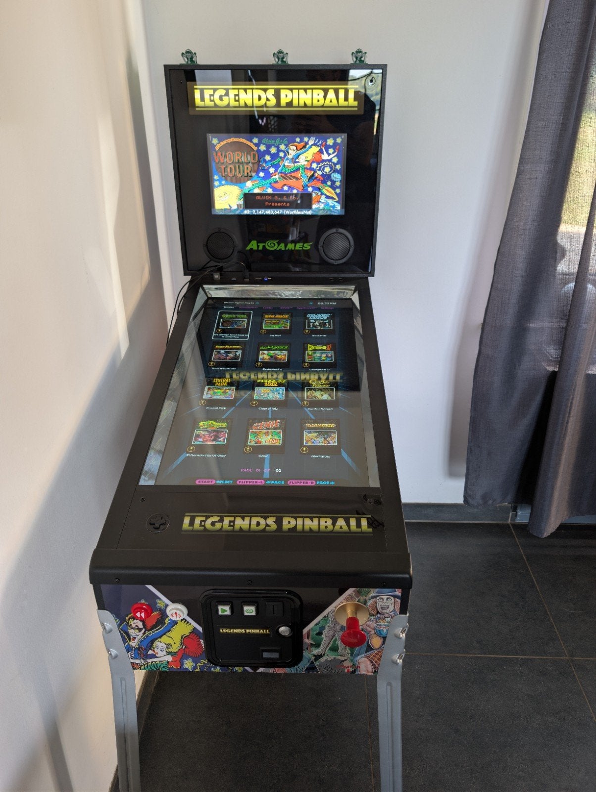 Legends pinball flipper virtuel, Enlèvement, Comme neuf