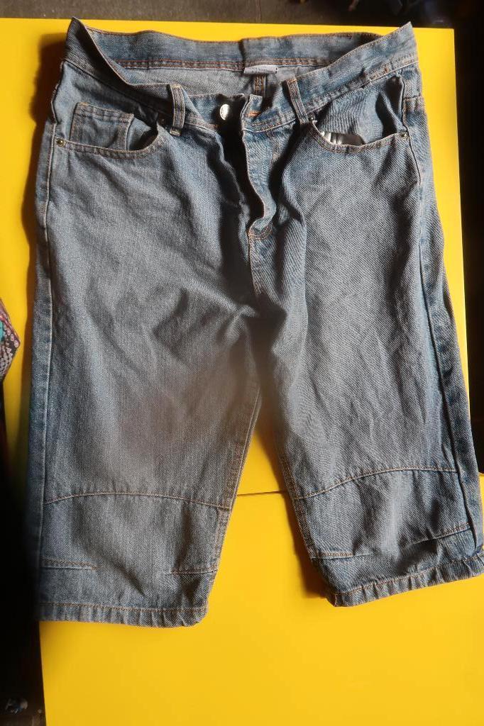 kniebroek  maat 32 jeans, Ophalen of Verzenden, Overige maten, Blauw