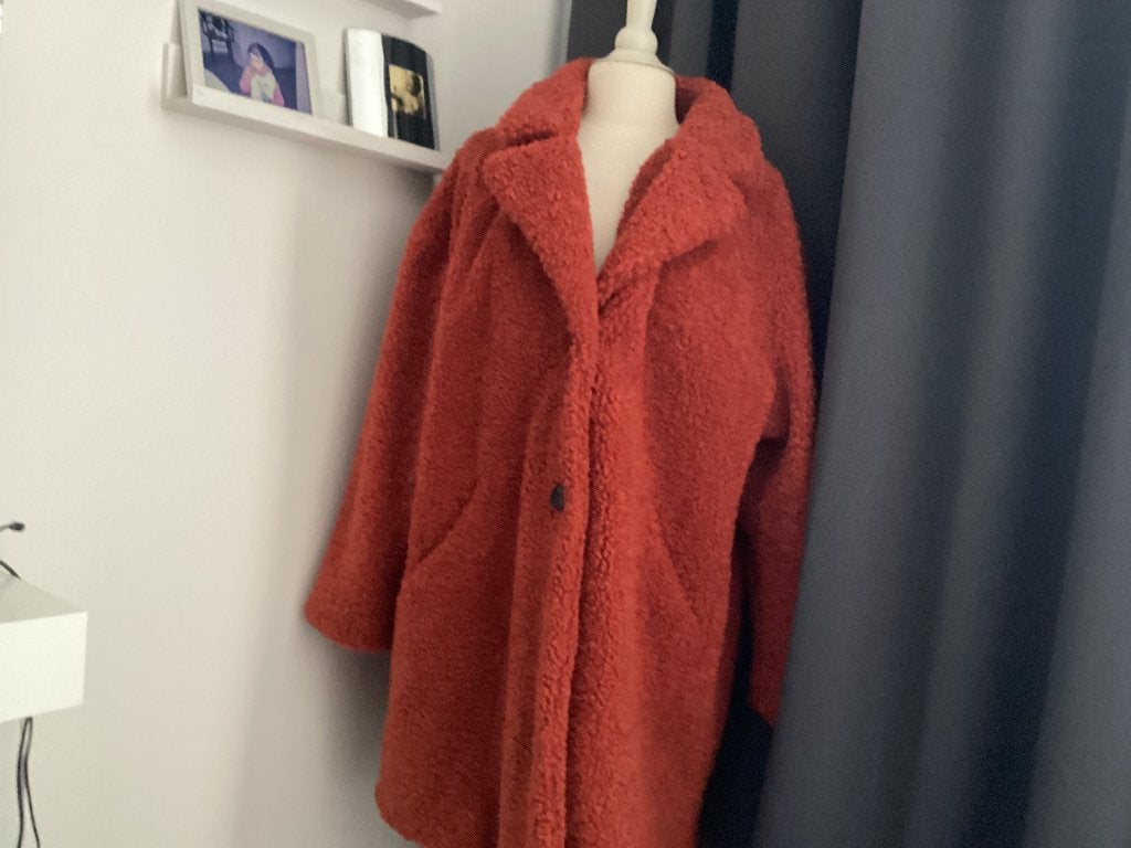 Winter jas, Ophalen, Zo goed als nieuw, Maat 48/50 (M), Oranje