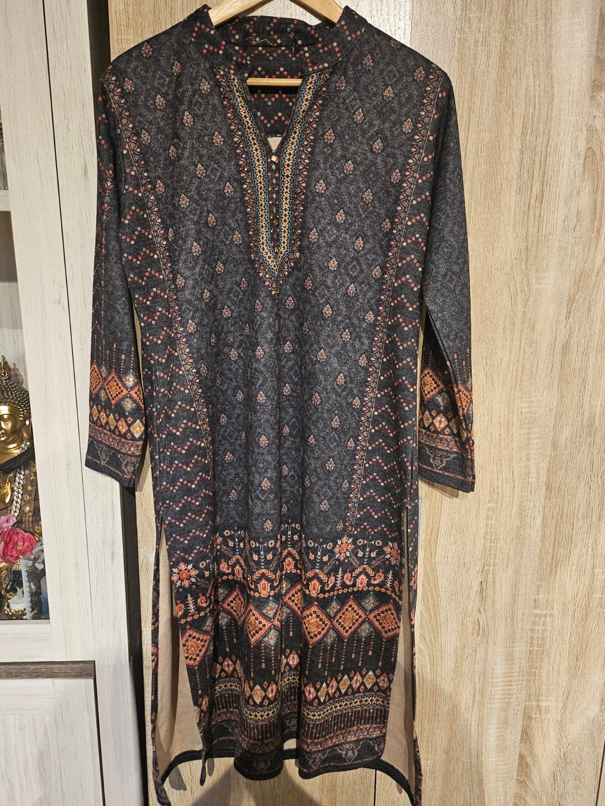 nieuw kleed en broek en sjaals maat XL/XXl katoen, Kleding | Dames, Ophalen, Nieuw, Maat 46/48 (XL) of groter, Bruin