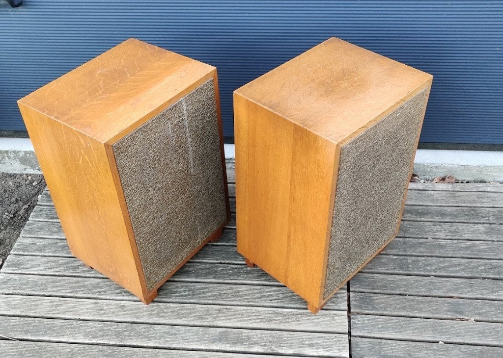 Mid-Century Grundig Raumklang Enceintes Vintage Luidsprekers, Ophalen, Gebruikt