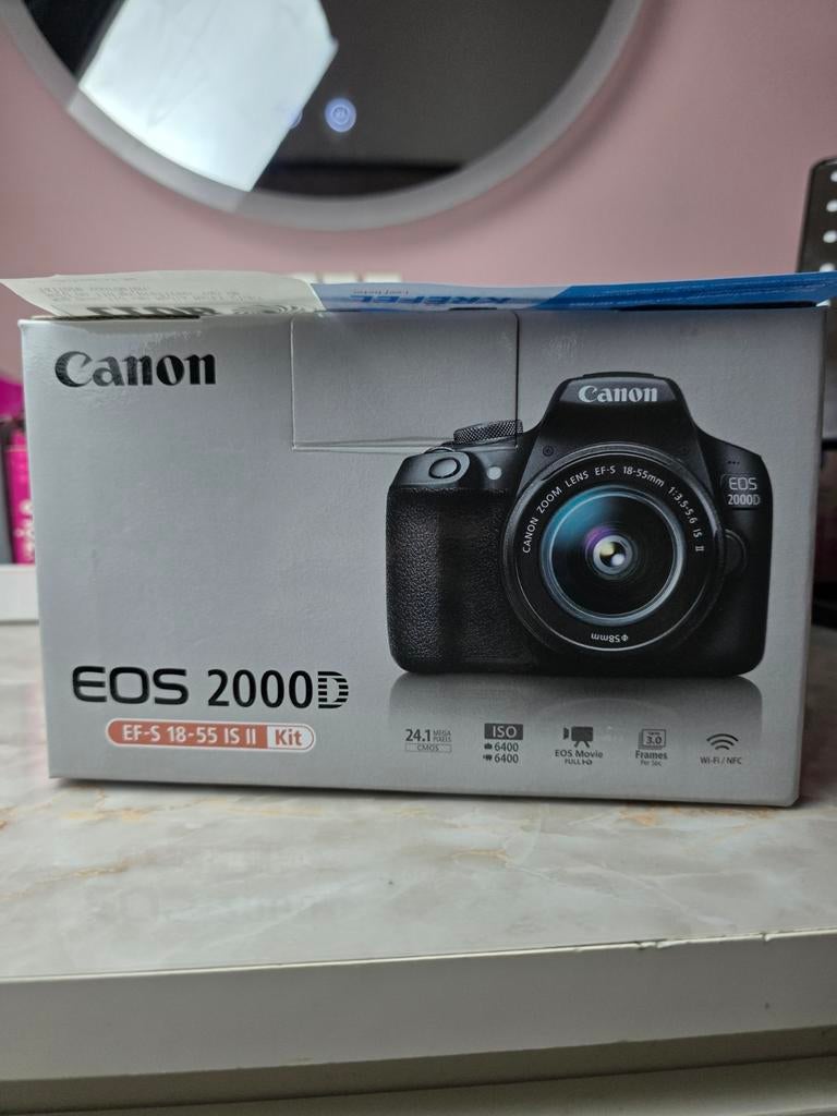 Canon EOS 2000D, Audio, Tv en Foto, Fotocamera's Digitaal, Ophalen of Verzenden, Spiegelreflex, Canon