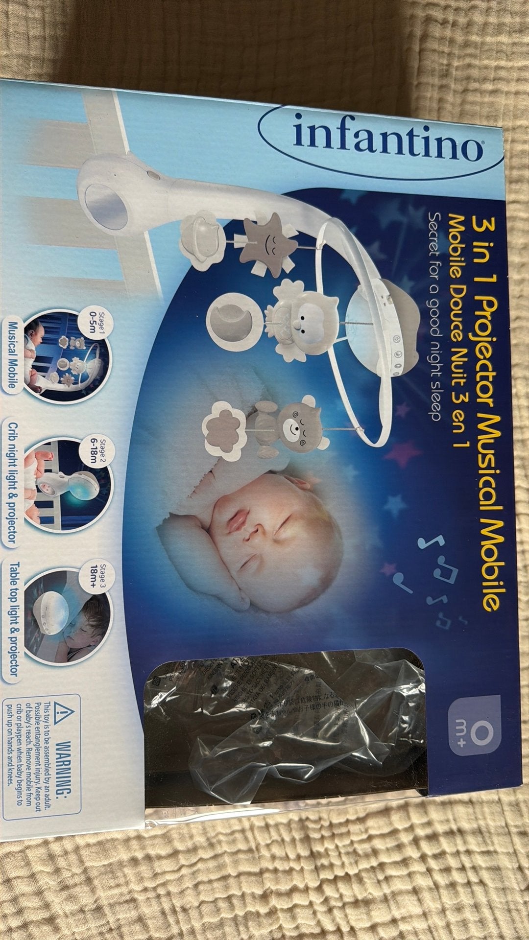 Mobiel projector met muziek, Kinderen en Baby's, Babyfoons, Ophalen, Nieuw