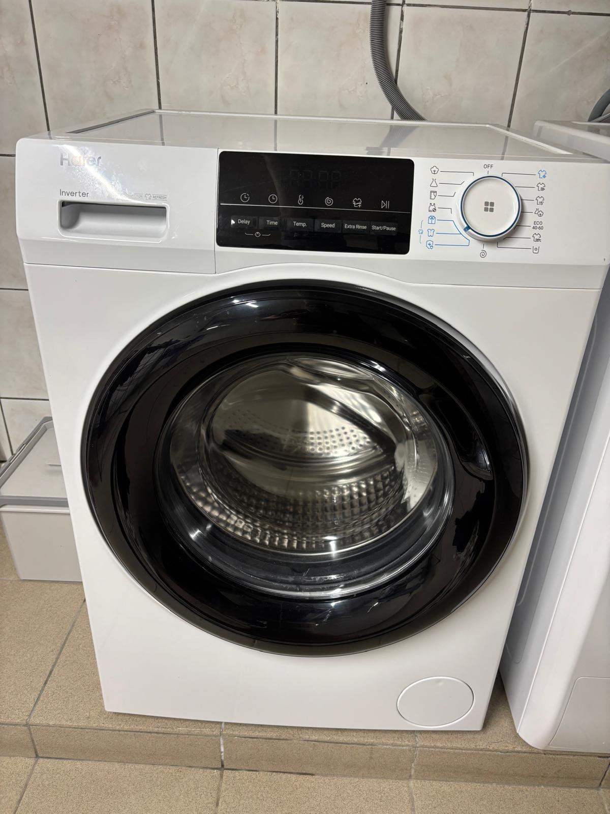 Haier wasmachine met garantie, Elektronische apparatuur, Wasmachines, Ophalen, Zo goed als nieuw