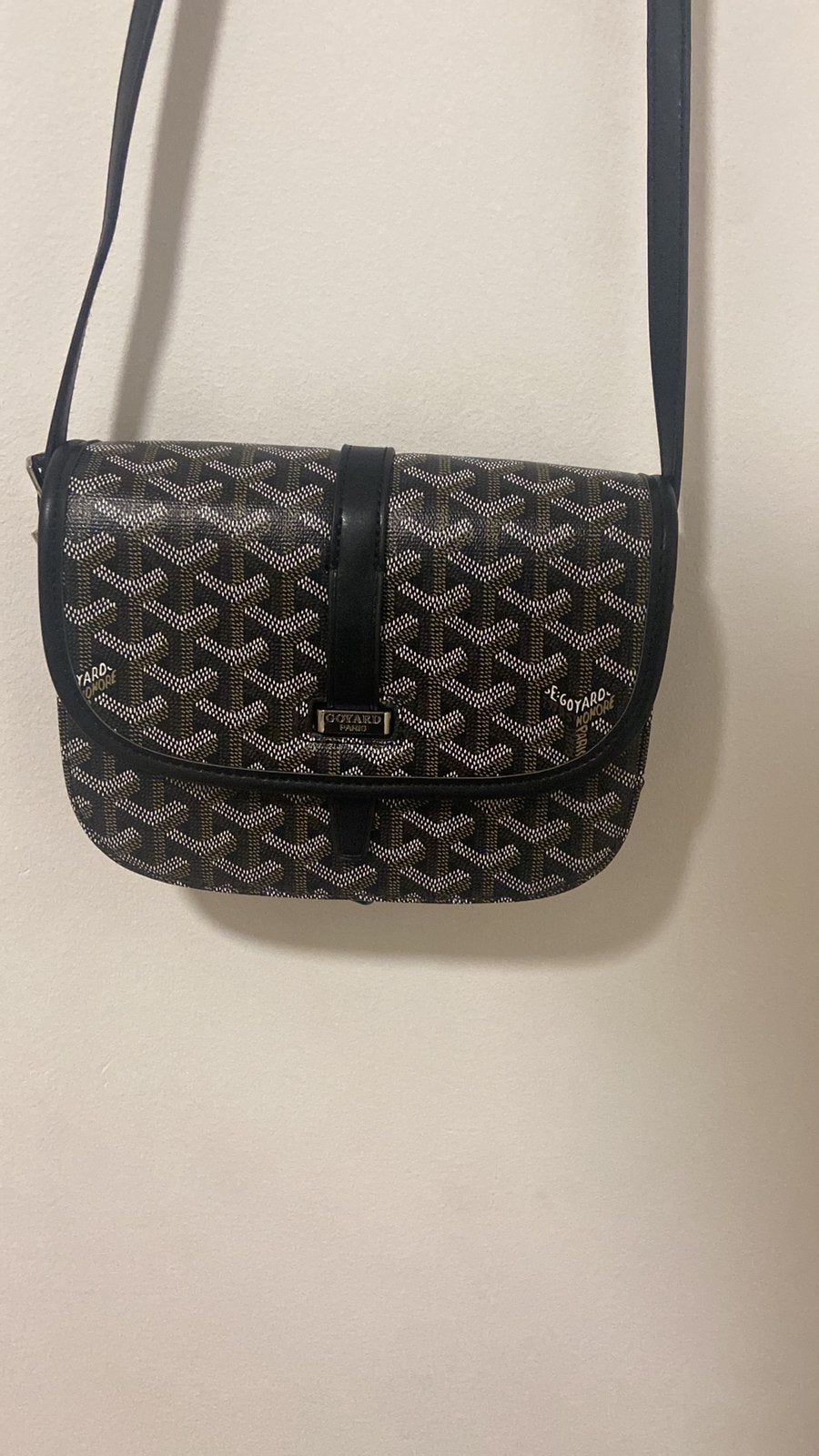 Goyard belverde tas, Enlèvement, Comme neuf, Noir