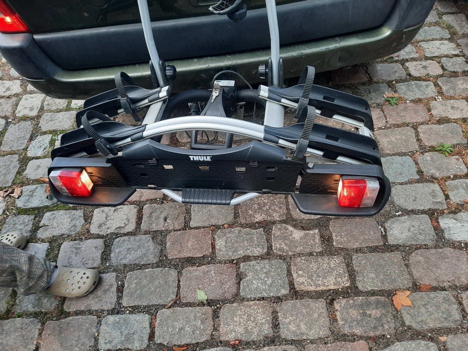 Fietsendrager THULE voor 2 elektrische fietsen, Enlèvement