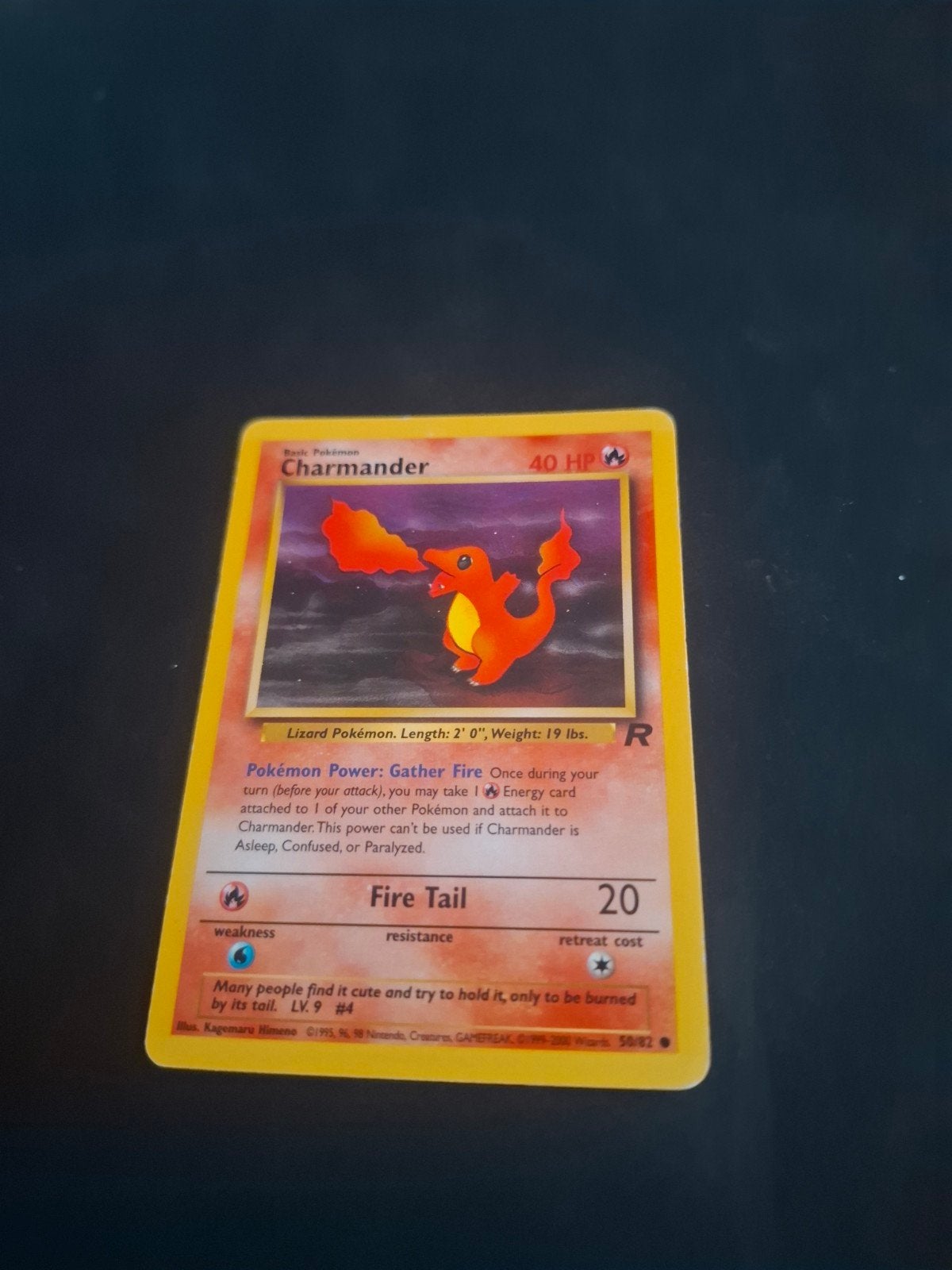 Pokémon Kaart Charmander 50/82 rocket, Ophalen of Verzenden