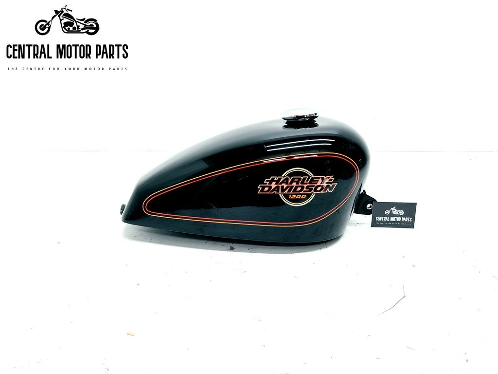 Benzine Tank Sportster XL 1995-1997 Vivid Black, Motoren, Verzenden, Gebruikt