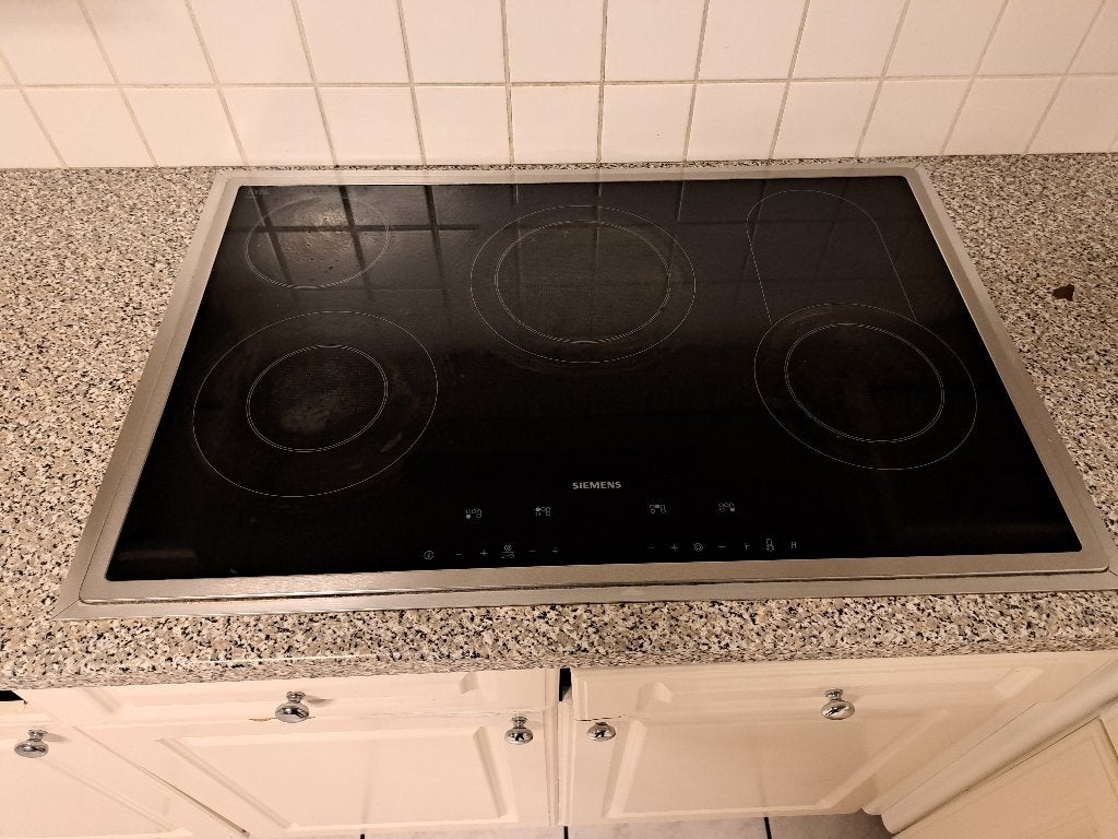 Table de cuisson 80 cm / 52 cm, Electroménager, Enlèvement ou Envoi, Utilisé, À Poser, 5 zones de cuisson ou plus