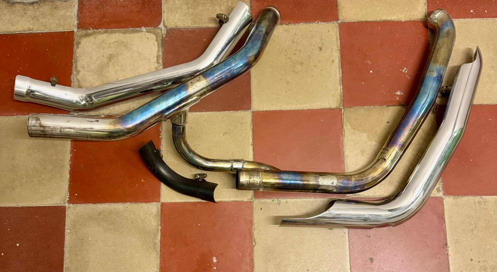 Dyna Twincam / Evo Uitlaat bochten, Ophalen of Verzenden, Gebruikt