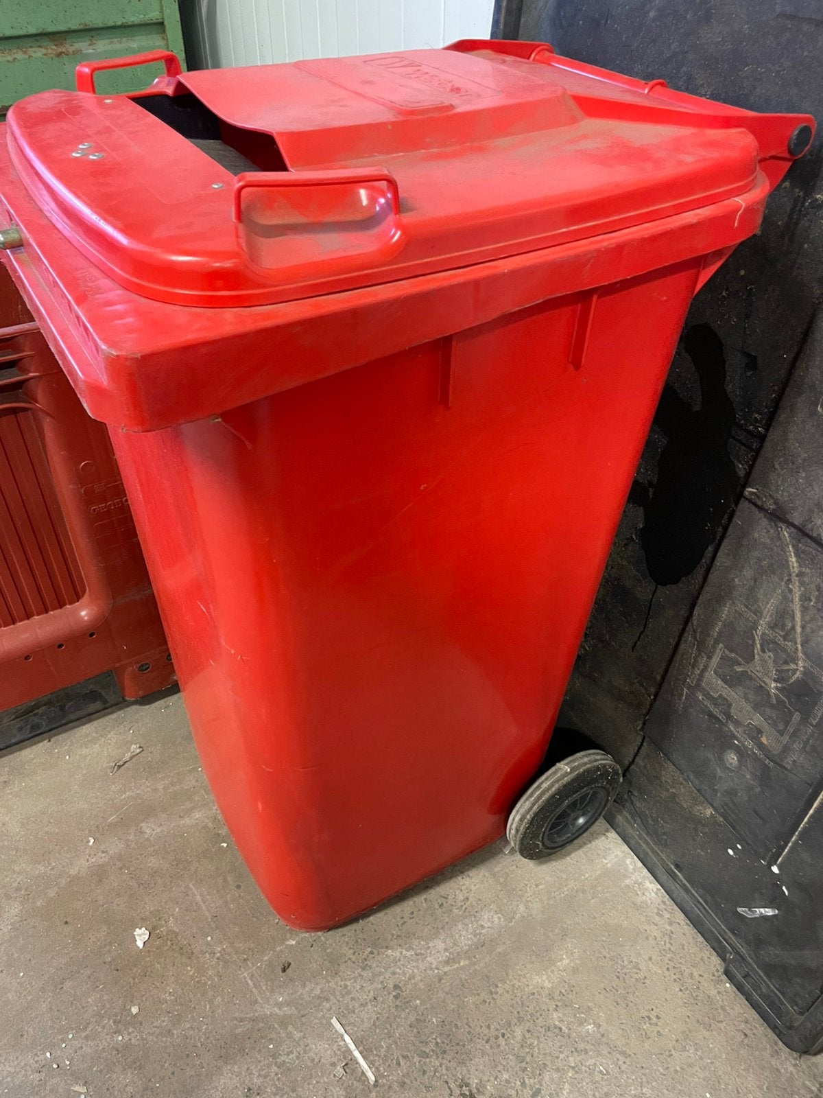 3 x Vuilbak met wielen 240L, Enlèvement, Comme neuf, Synthétique