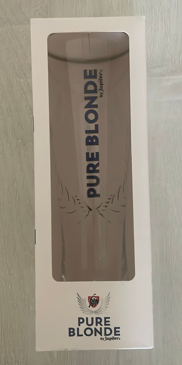 Bierglas pure blonde by jupiler, Collections, Verres & Petits Verres, Enlèvement ou Envoi, Neuf, Verre à bière