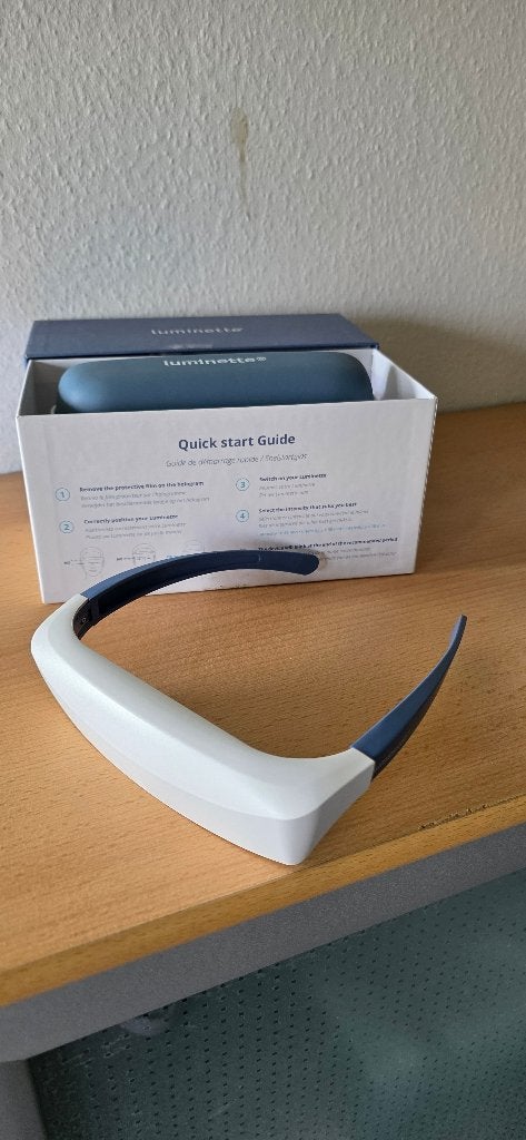 Luminette 2 lichttherapiebril, Elektronische apparatuur, Ophalen of Verzenden, Zo goed als nieuw, Overige typen