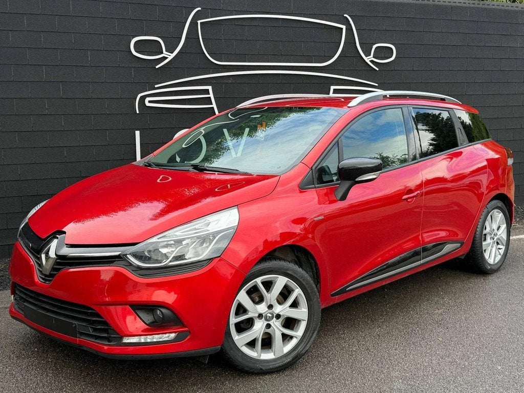 Renault Clio 0.9 TCe Limited+NAVI+AIRCO+JANTES+EURO 6C, Rouge, 116 g/km, Achat, Euro 6