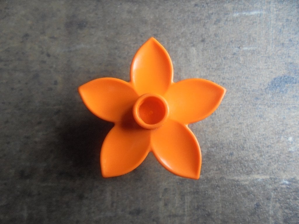 Lego Duplo Plant Flower with 1 Top Stud (zie foto's) 37, Ophalen of Verzenden, Gebruikt, Losse stenen, Duplo