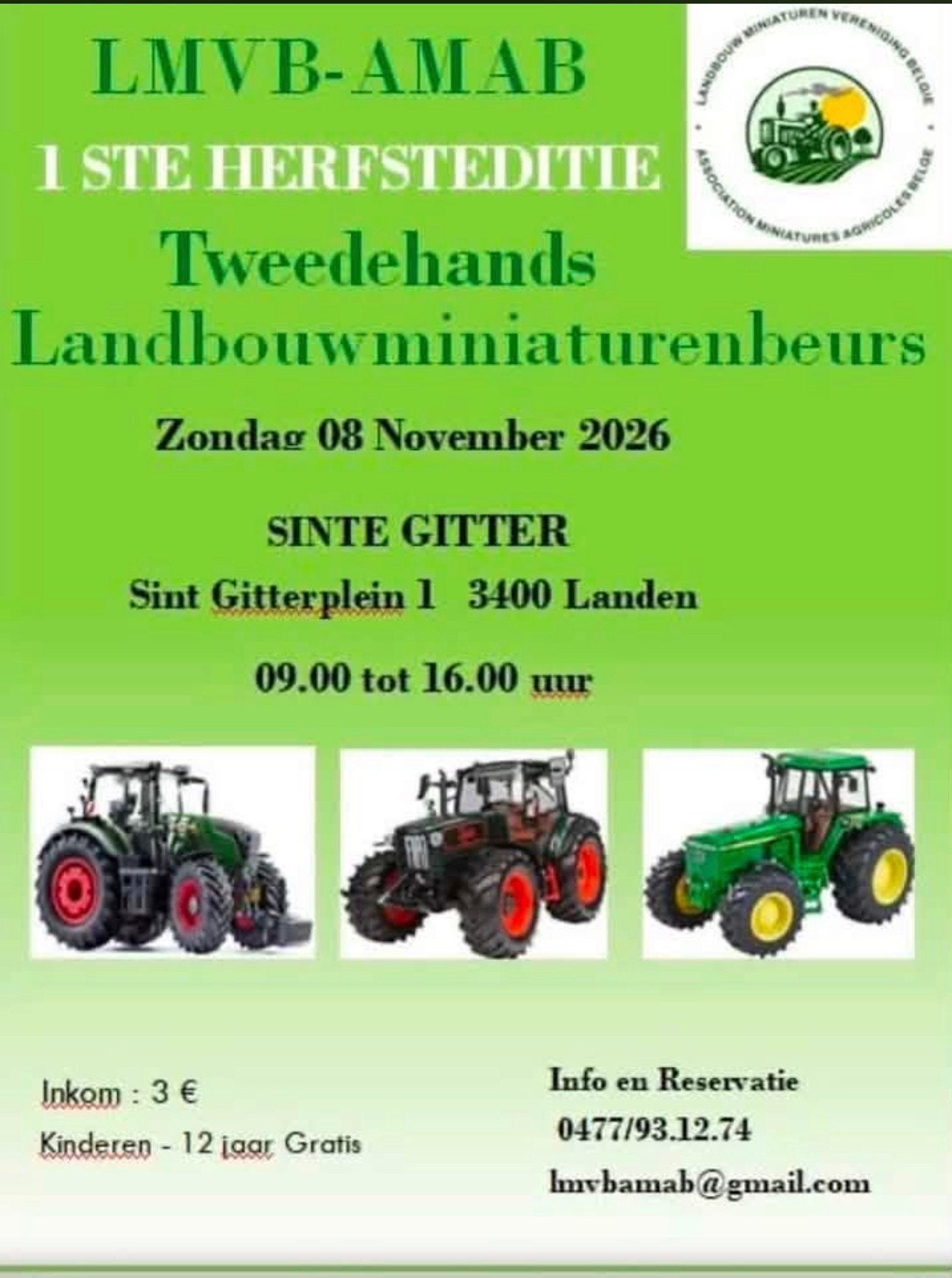 Tweedehandsbeurs Landbouwminiaturen
